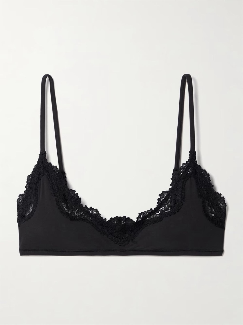 Skims Fits Everybody Lace Bralette S Black